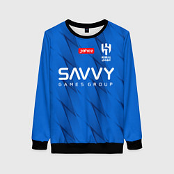 Свитшот женский Неймар форма Аль-Хиляль 23-24 домашняя, цвет: 3D-черный