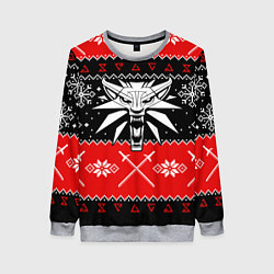 Женский свитшот The Witcher christmas sweater