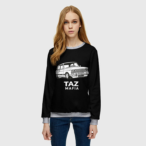 Женский свитшот TAZ Mafia / 3D-Меланж – фото 3