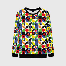 Женский свитшот Паттерн из геометрических фигур