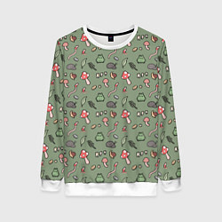 Женский свитшот Goblincore - паттерн