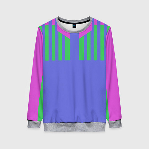 Женский свитшот Олимпийка 90х / 3D-Меланж – фото 1