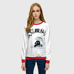 Свитшот женский Годжо с зонтом, цвет: 3D-красный — фото 2