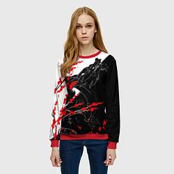 Свитшот женский Tokyo Dragon, цвет: 3D-красный — фото 2