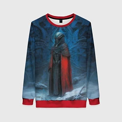 Свитшот женский Ксеноморф в одеяниях, цвет: 3D-красный
