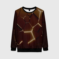 Женский свитшот Ретро плиты разломы прошлого