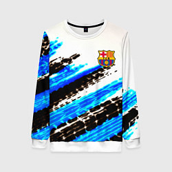 Свитшот женский Barcelona fc club, цвет: 3D-белый
