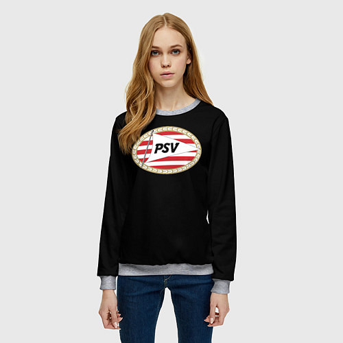 Женский свитшот PSV fc club / 3D-Меланж – фото 3