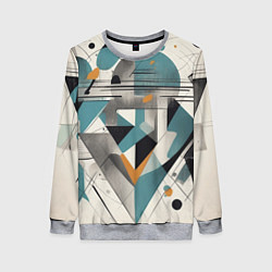 Женский свитшот Три человека авангард