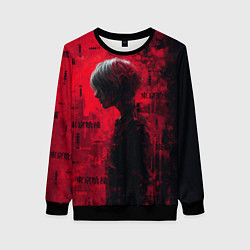 Свитшот женский Kaneki Ken - Tokyo Ghoul, цвет: 3D-черный