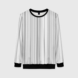 Женский свитшот Полосатая рябь белый