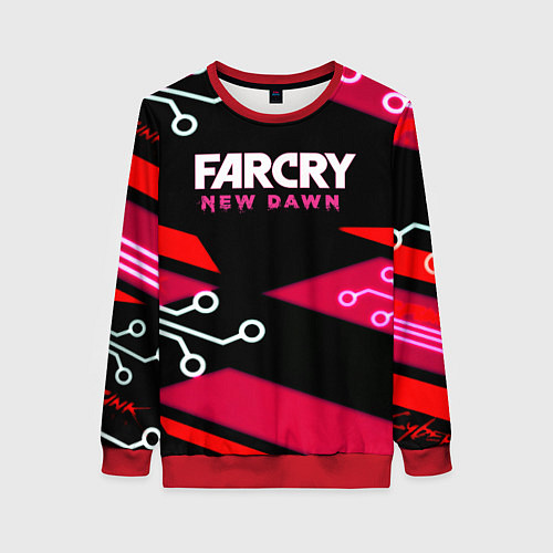 Женский свитшот Farcry new dawn / 3D-Красный – фото 1