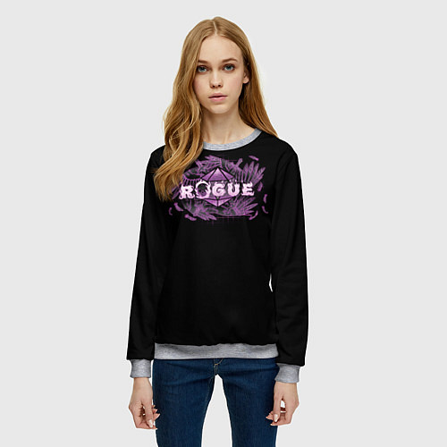 Женский свитшот Rogue - DnD / 3D-Меланж – фото 3
