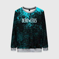 Свитшот женский Dead Cells брызги красок, цвет: 3D-меланж