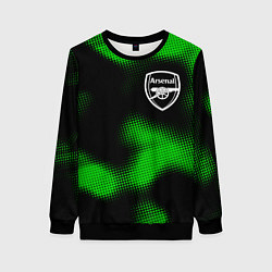 Свитшот женский Arsenal sport halftone, цвет: 3D-черный