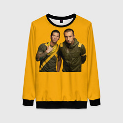 Свитшот женский Twenty one pilots the duo, цвет: 3D-черный