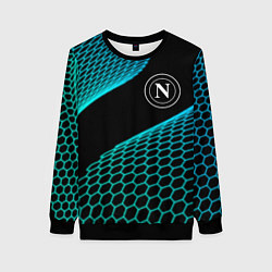 Свитшот женский Napoli football net, цвет: 3D-черный