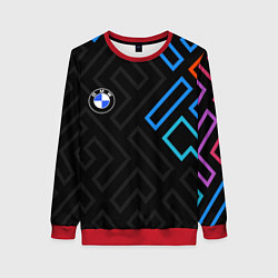 Свитшот женский BMW brand color carbon, цвет: 3D-красный