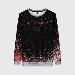Свитшот женский Helltaker демоны, цвет: 3D-меланж