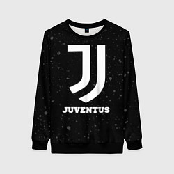 Свитшот женский Juventus sport на темном фоне, цвет: 3D-черный