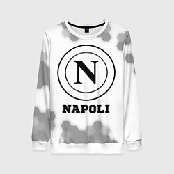 Свитшот женский Napoli sport на светлом фоне, цвет: 3D-белый
