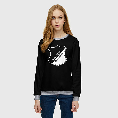 Женский свитшот Hoffenheim / 3D-Меланж – фото 3