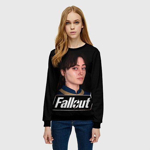 Женский свитшот Lucy MacLean / 3D-Черный – фото 3