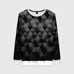 Женский свитшот Серые треугольники