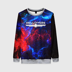 Свитшот женский Helldivers: Space Logo, цвет: 3D-меланж