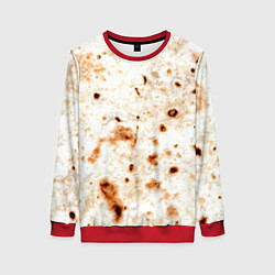 Женский свитшот Текстура светлого лаваша