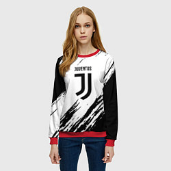 Свитшот женский Juventus краски, цвет: 3D-красный — фото 2