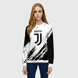 Свитшот женский Juventus краски, цвет: 3D-белый — фото 2