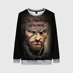 Свитшот женский Metal gear Venom Snake, цвет: 3D-меланж