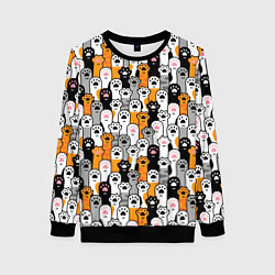 Женский свитшот Кошачьи лапы