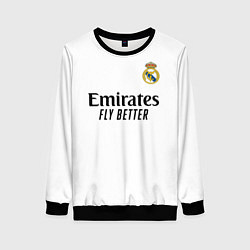 Свитшот женский Мбаппе форма Реал Мадрид, цвет: 3D-черный