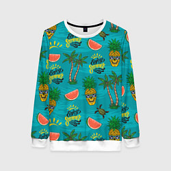 Женский свитшот Enjoy summer pattern - pineapple