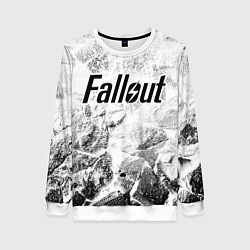 Свитшот женский Fallout white graphite, цвет: 3D-белый