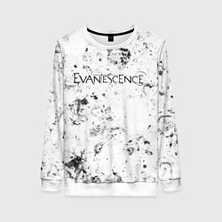 Свитшот женский Evanescence dirty ice, цвет: 3D-белый