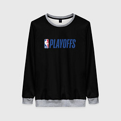 Свитшот женский NBA playoffs, цвет: 3D-меланж