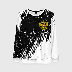 Женский свитшот Герб Росси краски