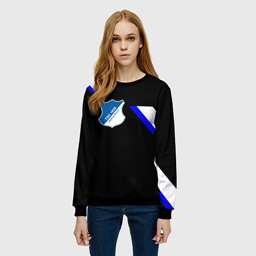 Женский свитшот Hoffenheim fc sport / 3D-Черный – фото 3