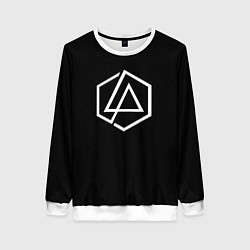 Свитшот женский Linkin park logo white, цвет: 3D-белый