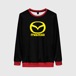 Свитшот женский Mazda yellow, цвет: 3D-красный