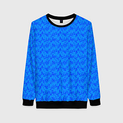 Женский свитшот Яркий синий текстурированный