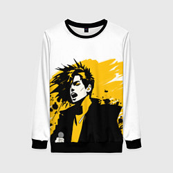 Женский свитшот Абстрактный рок певец