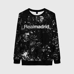 Свитшот женский Real Madrid black ice, цвет: 3D-черный