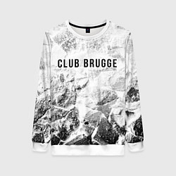 Свитшот женский Club Brugge white graphite, цвет: 3D-белый