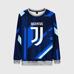 Свитшот женский Juventus sport geometry steel, цвет: 3D-меланж