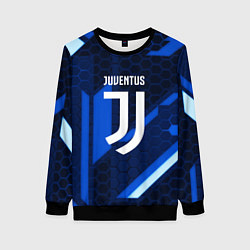 Свитшот женский Juventus sport geometry steel, цвет: 3D-черный