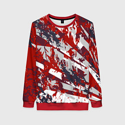 Женский свитшот Яркий абстрактный узор для спорта